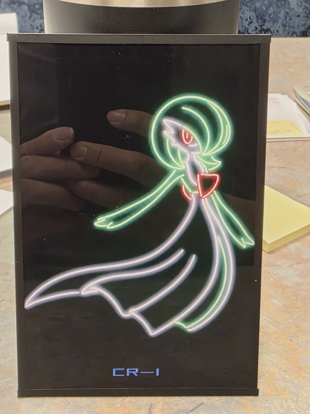 Pokemon Gardevoir Neon Art Display
